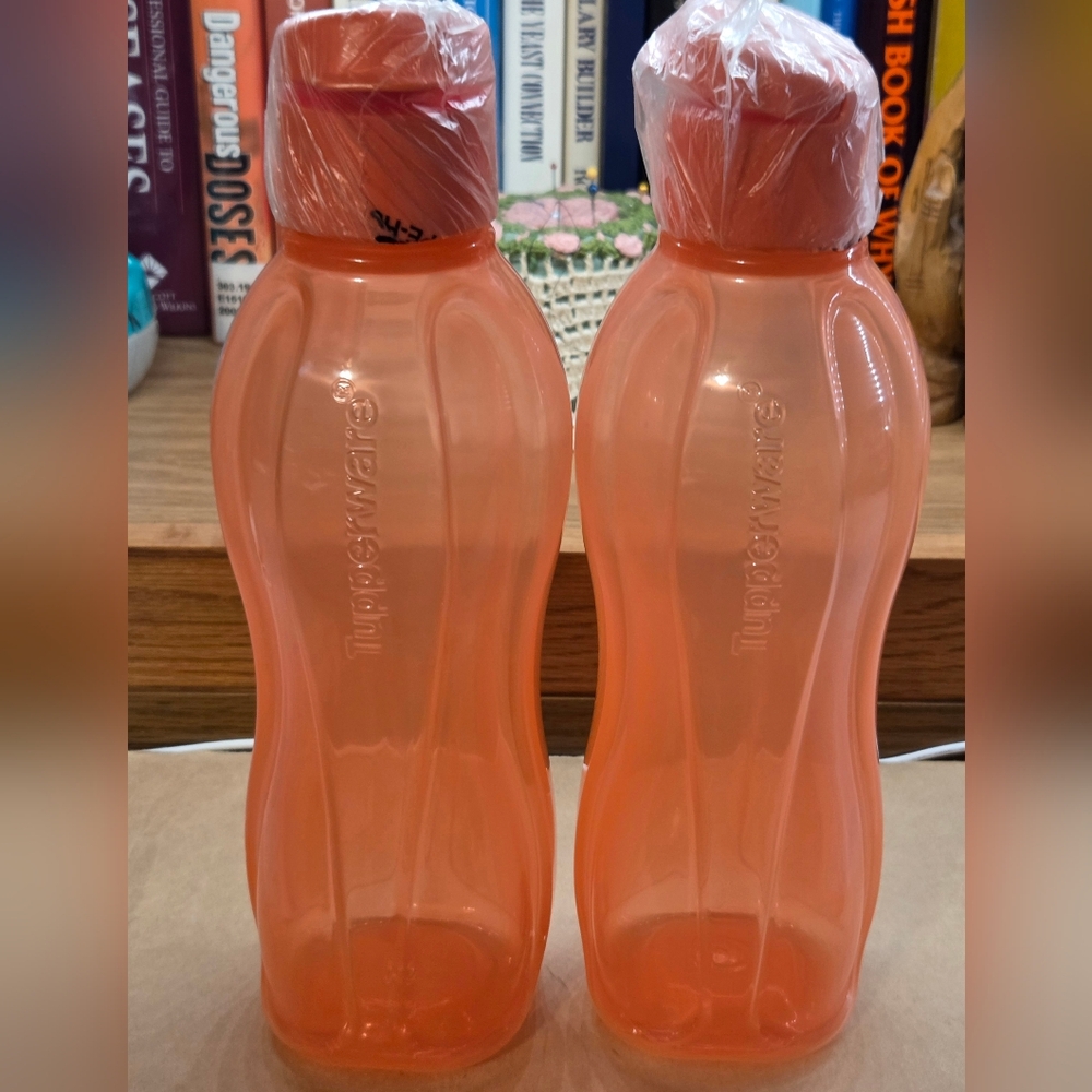 Tupperware Medium ECO To Go Bottle Set/2 NWT